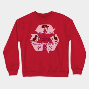 SAFE second hand animals Crewneck Sweatshirt